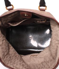 Pre Owned Furla Bi-Color Leather Everyday Bag