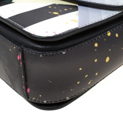 Pre Owned Furla Multicolor Printed Leather Metropolis Shoulder Bag