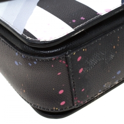 Pre Owned Furla Multicolor Printed Leather Metropolis Shoulder Bag