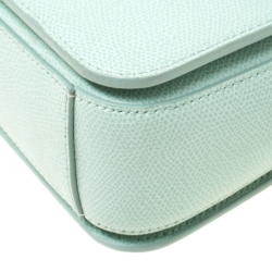 مملوكة مسبقًا Furla Mint Green Leather Metropolis Crossbody Bag