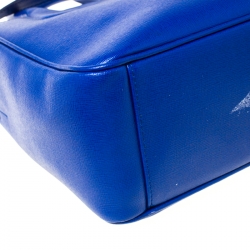 Pre Owned Furla Blue Leather Small Capriccio Tote