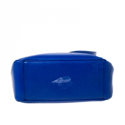 Pre Owned Furla Blue Leather Small Capriccio Tote