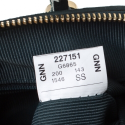 Pre Owned Furla Green Leather Piper Satchel