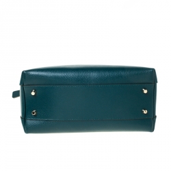 Pre Owned Furla Green Leather Piper Satchel