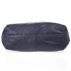 مملوكة مسبقًا Furla Blue Metallic Leather Elisabeth Hobo