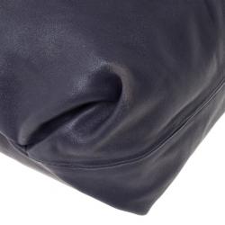 مملوكة مسبقًا Furla Blue Metallic Leather Elisabeth Hobo