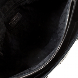 Pre Owned Furla Black Leather Martha Tote