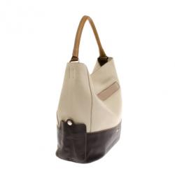 Pre Owned Furla Laila Medium Colorblock Hobo