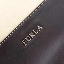 Pre Owned Furla Laila Medium Colorblock Hobo