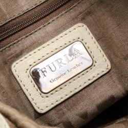 Pre Owned Furla Laila Medium Colorblock Hobo