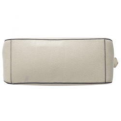 Pre Owned Furla Beige Leather Giada Satchel