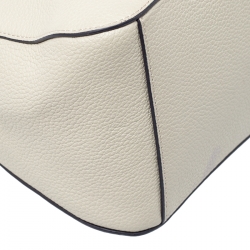 Pre Owned Furla Beige Leather Giada Satchel