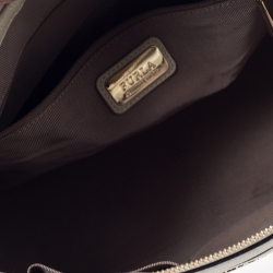 Pre Owned Furla Beige Leather Giada Satchel