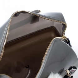 Pre Owned Furla Grey Rubber Small Candy Jungle Cookie Satchel