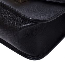 مملوكة مسبقًا Furla Black Leather Metropolis Crossbody Bag