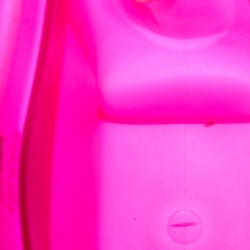 Pre Owned Furla Pink Rubber Candy Mini Crossbody Bag