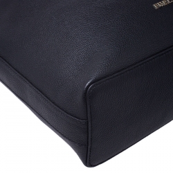 Pre Owned Furla Black Leather Costanza Tote