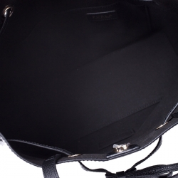 Pre Owned Furla Black Leather Costanza Tote