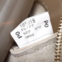 Pre Owned Furla Beige Rubber/Crocodile Embossed Candy Satchel