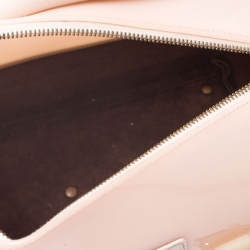 Pre Owned Furla Multicolor Glossy Rubber and Leather Push Lock Candy Satchel