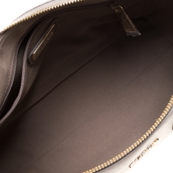 Pre Owned Furla Grey Leather Back Giada Satchel