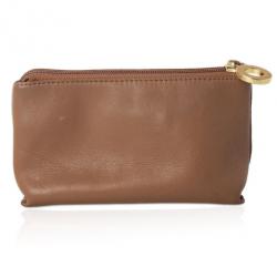 مملوكة مسبقًا Furla Brown Leather Make Up Pouch