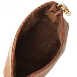 مملوكة مسبقًا Furla Brown Leather Make Up Pouch