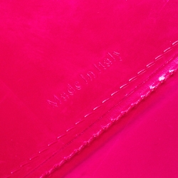 Pre Owned Furla Fuchsia Glossy Rubber Candy Satchel