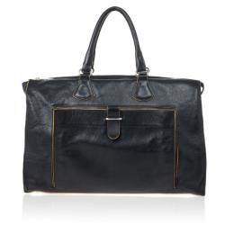 Pre Owned Furla Black Leather Limited Edition Handbag