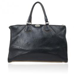 Pre Owned Furla Black Leather Limited Edition Handbag