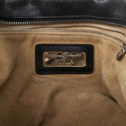 Pre Owned Furla Black Leather Limited Edition Handbag