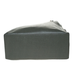 Pre Owned Furla Olive Green Leather Shopper Tote