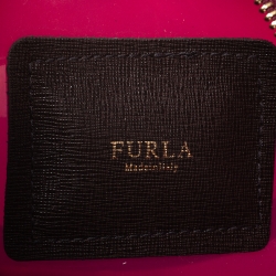 Pre Owned Furla Tricolor Rubber and Leather Candy Satchel