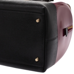 Pre Owned Furla Tricolor Rubber and Leather Candy Satchel