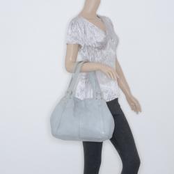 Pre Owned Furla Ametista Leather Buckle Detail Hobo Bag 