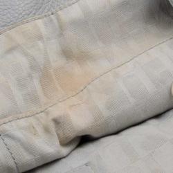 Pre Owned Furla Ametista Leather Buckle Detail Hobo Bag 