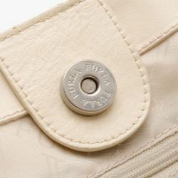 Pre Owned Furla Beige Canvas Shopper Tote