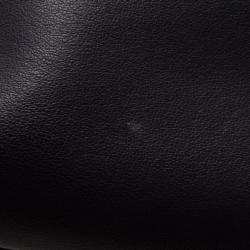 Pre Owned Furla Large Black Leather Tote 