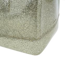 Pre Owned Furla Gold Glitter Rubber Candy Satchel Bag