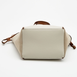 Pre Owned Furla Beige/Cream Leather Toni Perla Tote