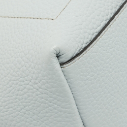 Pre Owned Furla Light Blue Leather Primula Tote