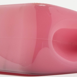 Pre Owned Furla Pink Rubber Mini Metropolis Top Handle Bag