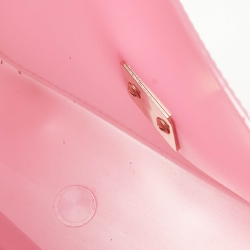 Pre Owned Furla Pink Rubber Mini Metropolis Top Handle Bag