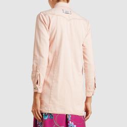 Pre Owned Ganni Pink Denim Shirt DK  34