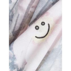 Pre Owned Ganni White Davis Flower Print Graphic T-shirt M/L