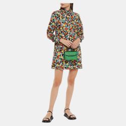 Pre Owned Ganni Organic cotton Mini Dress EU 42