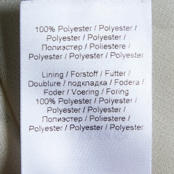 Pre Owned Ganni Brown Leopard Print Crepe & Plisse Peplum Blouse M