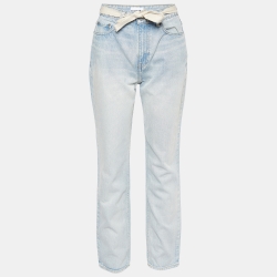 Ganni Blue Denim Swigy Straight Fit Jeans S/Waist 27"