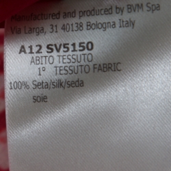 مملوكة مسبقًا Giambattista Valli Red Crocodile Skin Printed Silk Sleeveless Cocktail Gown L