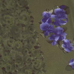 Pre Owned Giambattista Valli Green Floral Printed Silk Sleeveless Top M